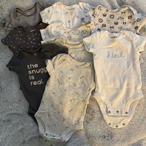 Carter’s Three Month Short Sleeve Bodysuit Bundle